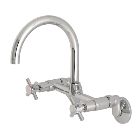 Concord KS414C 8-Inch Adjustable Center Wall Mount Kitchen Faucet KS414C